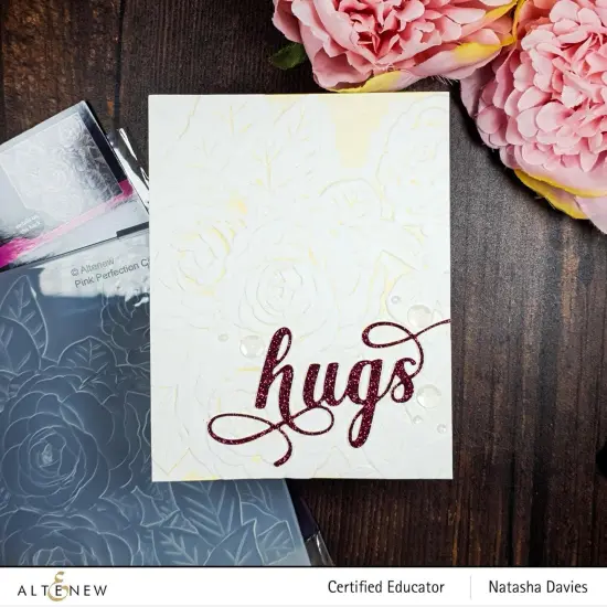 Pink Perfection Camellia 3D Embossing Folder {6}