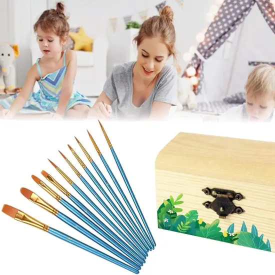 12 Piece Small Wooden Boxes with Hinged Lids Unfinished Wood Chest Decorate Mini Treasure Boxes {4}