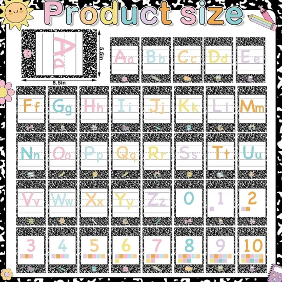 School Bulletin Board ABC Alphabet Poster Classroom Decor {2}