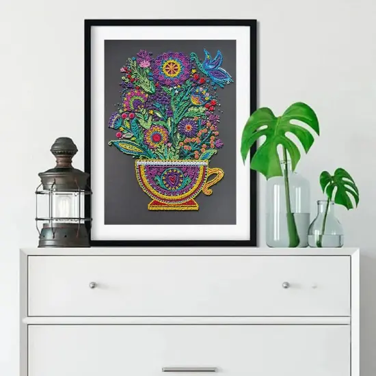 Bead Embroidery Kit - Cup of happiness {2}