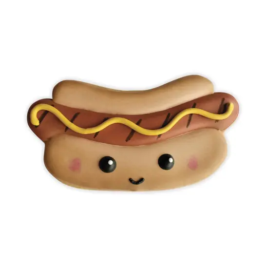 Ann Clark Hot Dog Cookie Cutter 4" x 2" {3}