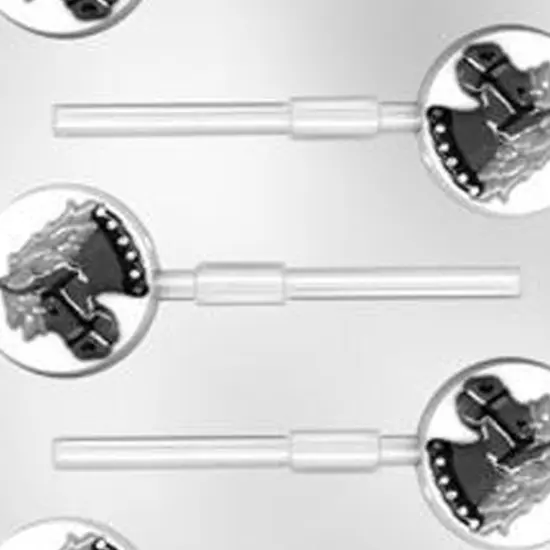 Pony Horse on Circle Sucker Chocolate Mold {3}