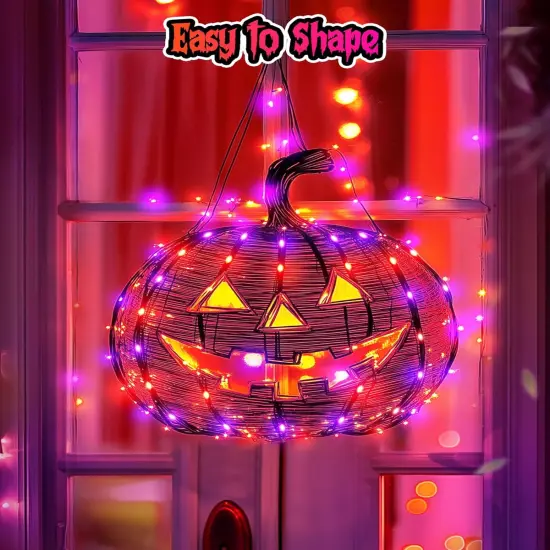 5 Pack 7 FT 20 LED Halloween Fairy Lights Battery Operated {2}