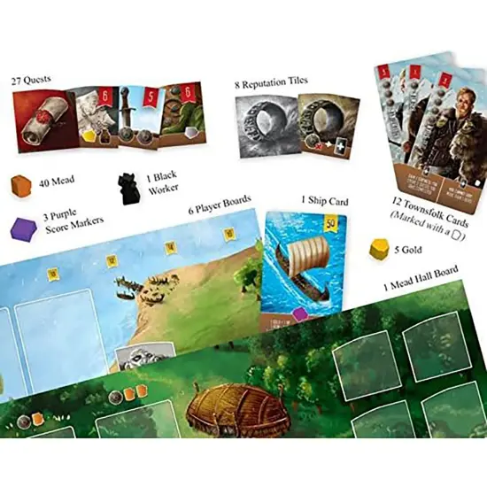 Renegade Game Studios RGS0589 Raiders of the North Sea: Hall of Heroes Board Games {3}