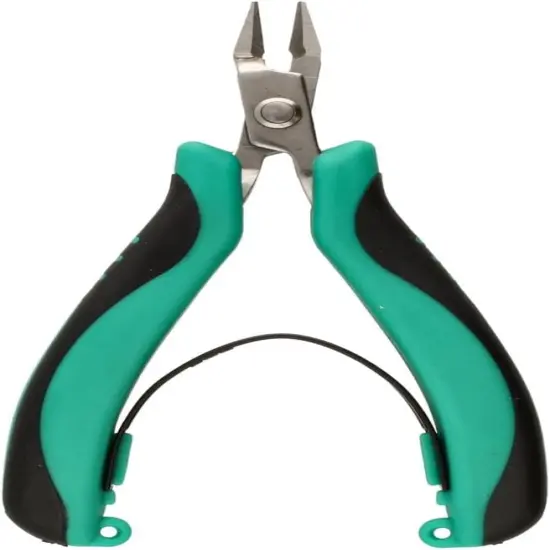 The Beadsmith Side Cutter Tool &ndash; Micro Grip Series &ndash; Comfortable Handle with Spring Action Design, Fine Polished Stainless-Steel Head, Quality Tool for Jewelry Making {5}