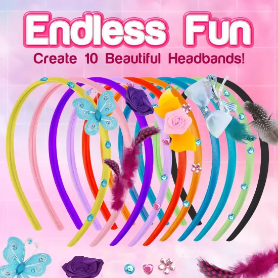 Rainbow Headband DIY Kit for Kids {4}
