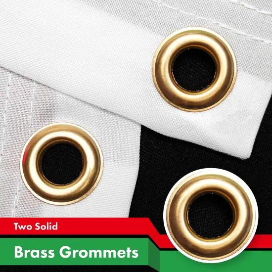 G128 3 Pack: Libya Libyan Flag | 3x5 Ft | LiteWeave Pro Series Printed 150D Polyester | Country Flag, Indoor/Outdoor, Vibrant Colors, Brass Grommets {2}