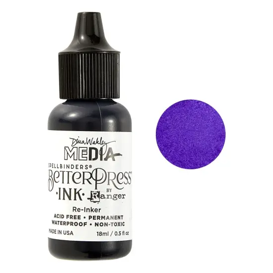Spellbinders BetterPress Reinker 0.5oz By Dina Wakley {1}