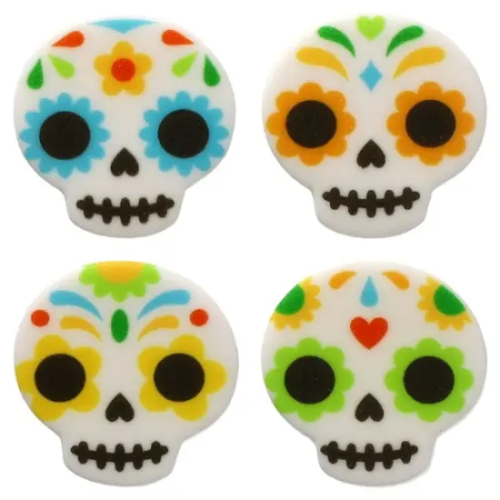 Day of the Dead Sweet D&eacute;cor&reg; Edible Decorations 12ct {1}