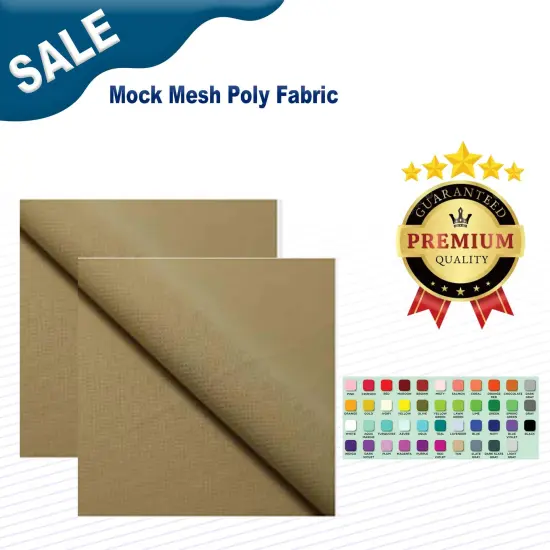 Mock Mesh Poly Fabric Teal {2}