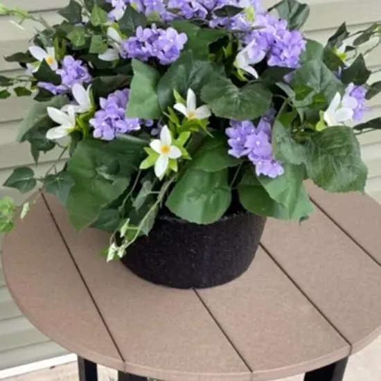 Haute Decor Adjustable Purple Hydrangea Urn Planter Fillers {5}