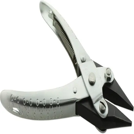 The Beadsmith Chain Nose Parallel Pliers with Spring, Flat Grip for Jewelry Making, Wirework & Repair {7}