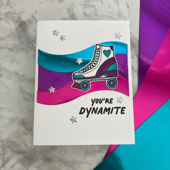 FUCHSIA Mirror Foil Cardstock - 12x12 Foil Cardstock - Encore {2}