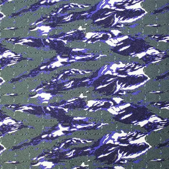 Abstract Topographic Printed Spandex Fabric {3}
