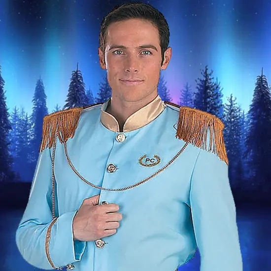 Prince Charming Deluxe Costume for Men with Regal Jacket and Medal Accessories {2}