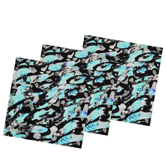 Broken Mirrors Printed Spandex Fabric {5}