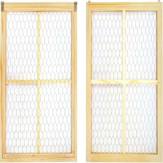 2-Pack Unfinished Wood Picture Frame for Homemade Crafts(Outer 12 x 16 in, Interior 10.3 x 14 in) {1}