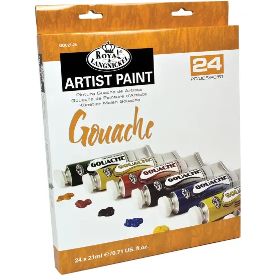 Royal & Langnickel(R) Gouache Acrylic Paints 21ml 24/Pkg-Assorted Colors {3}