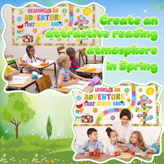 55 Pcs Reading Bulletin Board Set {3}
