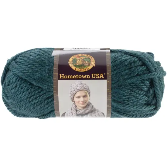 Multipack of 24 - Lion Brand Hometown Yarn-Peacock {1}