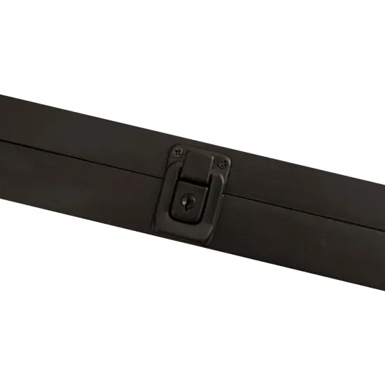 HBCY Creations Jersey Display Case - Solid Wood with UV Treated Acrylic Window - Anti-Theft Lock with 2 Keys - For All Types of Jerseys Black {2}