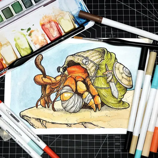 Altenew Hawaiian Shores Dual Tip Pens (Water-based) {5}