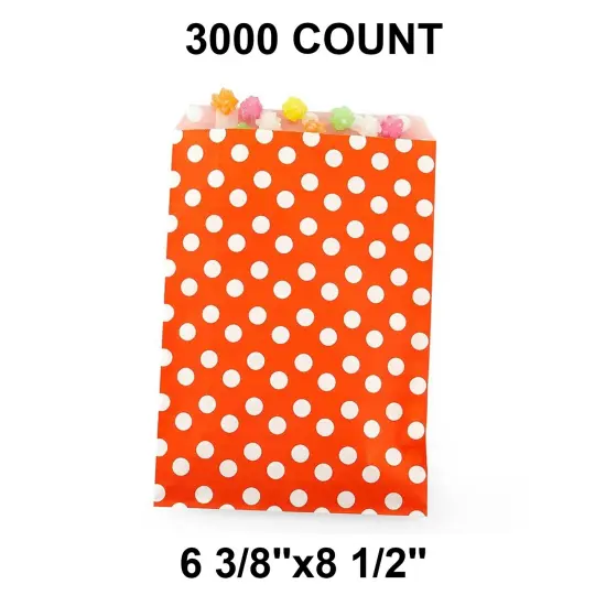 Expansive Small Dots Bags Perfect for Larger Items 6 3/8" x 8 1/2" {1}