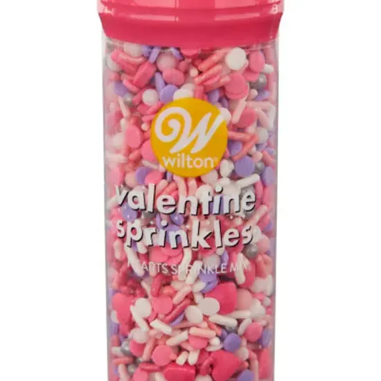 Wilton Purple and Pink Hearts Valentine's Day Sprinkle Mix 4.08 oz. {3}