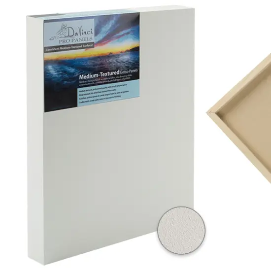 Da Vinci Pro Medium Textured Gesso Panel - 1-5/8" Depth Wood Panels for Painting {3}