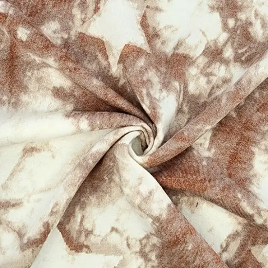 1 Yard Rust French Terry Knit Fabric Soft Stretch Apparel Fabric 58/60 Inches Wide {1}