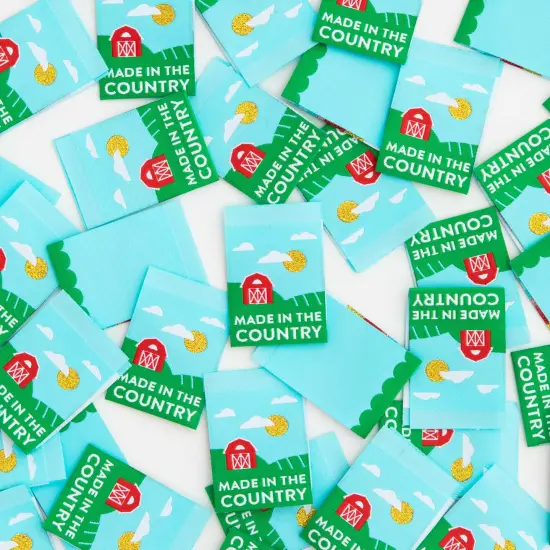 Made in the Country -&nbsp;Sewing Woven Clothing Label Tags {3}