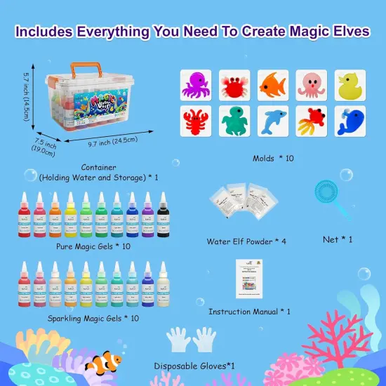 Water Elf Toy Kit, Aqua Fairy Water Gel Kit-20 {2}