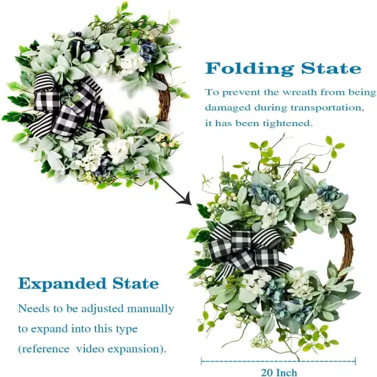 Wreaths for Front Door Year Round {3}