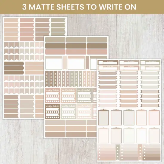 bloom daily planners Planner Stickers, Color Coding Pack, Aesthetic Boho {4}