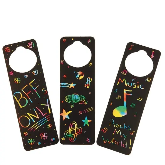 Scratch Door Hangers Craft Kit (Pack of 48) {4}