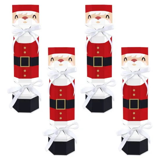 Big Dot of Happiness Jolly Santa Claus - No Snap Christmas Party Table Favors - DIY Cracker Boxes - Set of 12 {1}