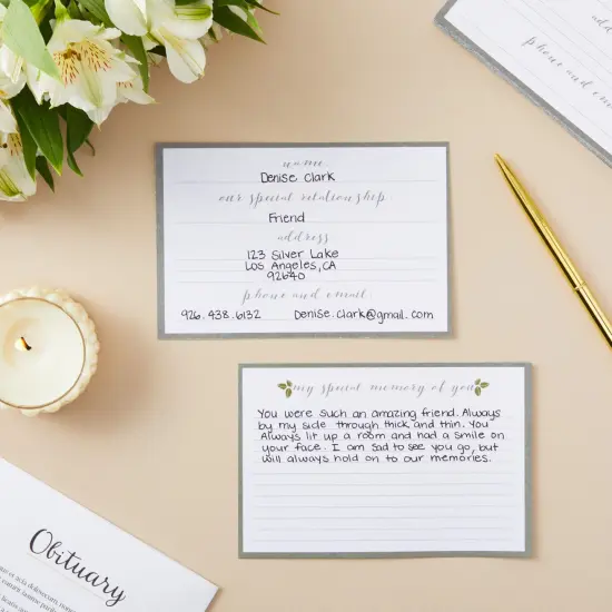 60 Pack Blank Sympathy Cards, Share a Memory Card for Celebration of Life, Memorial, Funeral (4 x 6 In) White {2}