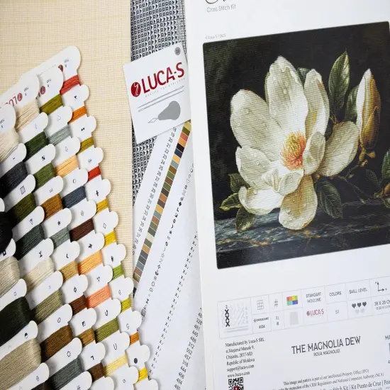 The Magnolia Dew B713L Counted Cross-Stitch Kit {4}