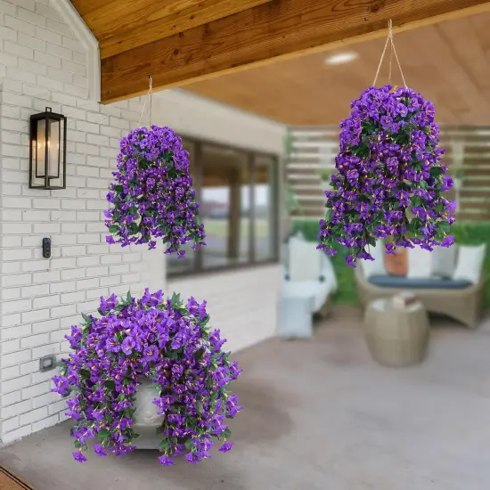 Artificial Fake Summer Bushes Hanging Flowers Plants for Outdoor {4}
