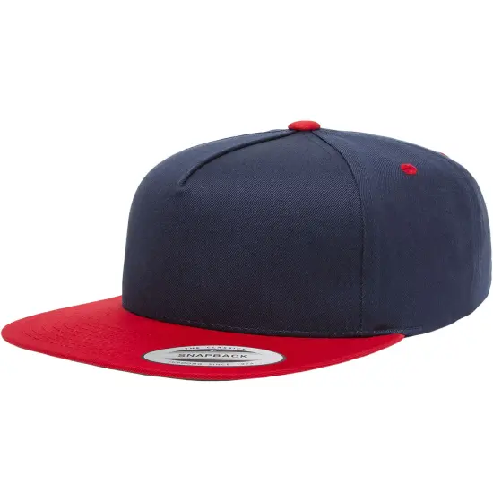 YP Classics&reg; Adult Cotton Twill Snapback Cap RED {4}