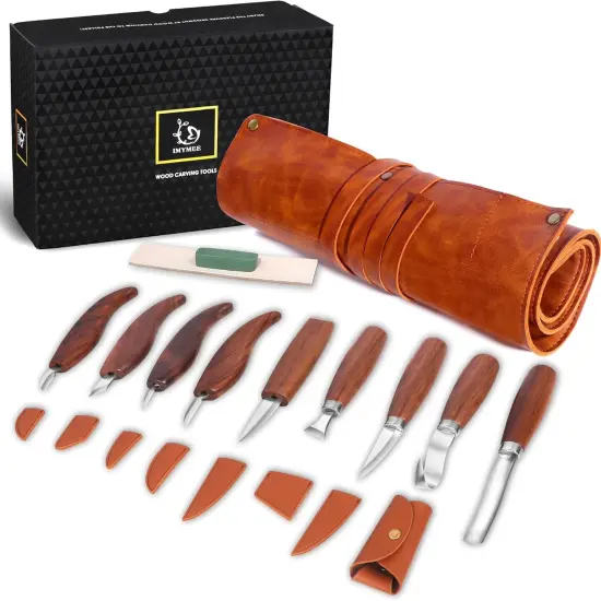 Wood Carving Tools Deluxe-Whittling Knife,Wood Carving Kit,Wood Whittling Kit for Beginners,Spoon Carving Kit,Woodworking Tools Set Large Wood Carving Knife Set {1}