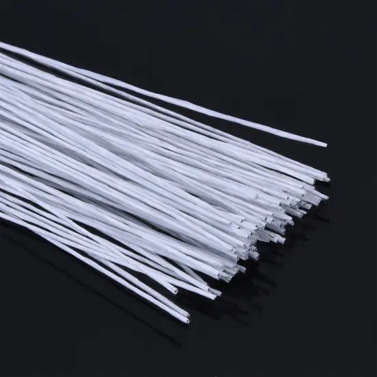 100 Pieces Stem Floral Flower Wire 14 Inch 26 Gauge Wire for Florist Flower Arrangement, Bouquet Stem Wreath Wrapping Making and DIY Craft {3}