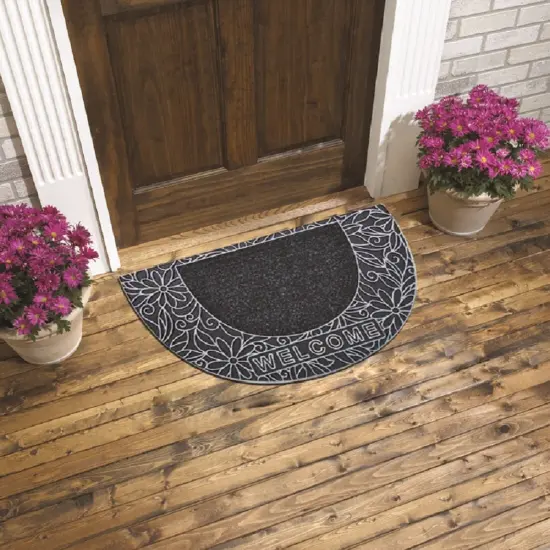 16''x28'' Half Moon Door Mat - 2 Colors! Bronze {5}