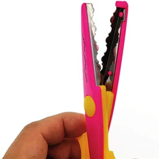 Lacework Wavy Paper Edger Scissors Pinking Shears Set for Handcraft Works(6pcs,Different Cutting Effects) {3}