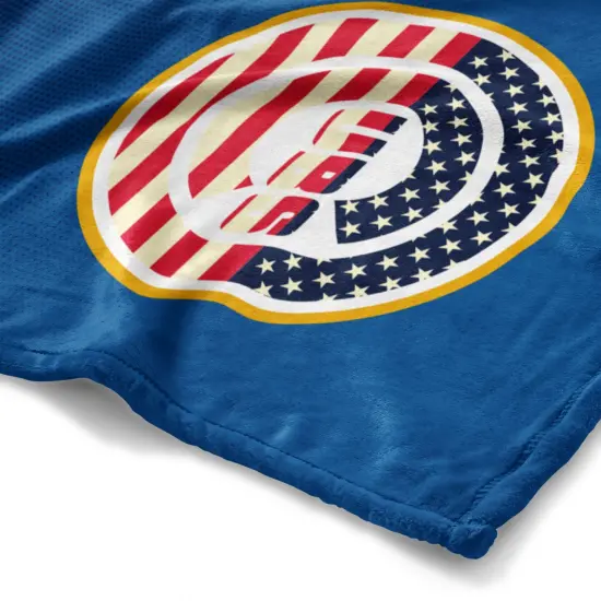 MLB Celebrate Series Silk Touch Sherpa Throw Blanket 50&times;60 Inches Chicago cubs {2}