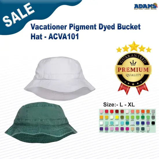 Adams&reg; Vacationer Pigment Dyed Bucket Hat NAVY {2}