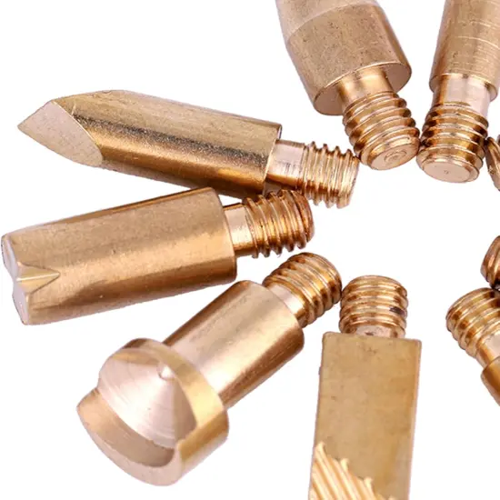 Wood Burning Tips, 23Pcs Craft Wood Burning Pen Tips, Soldering Brass Pen Tips Stencil Soldering Pyrography Working Carving {3}