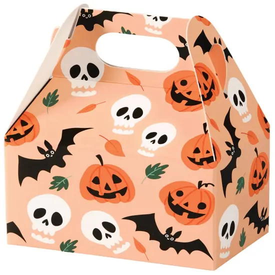 Pack/6: Spook-tacular Gable Box - 4 x 2-1/2 x 2-1/2" {1}