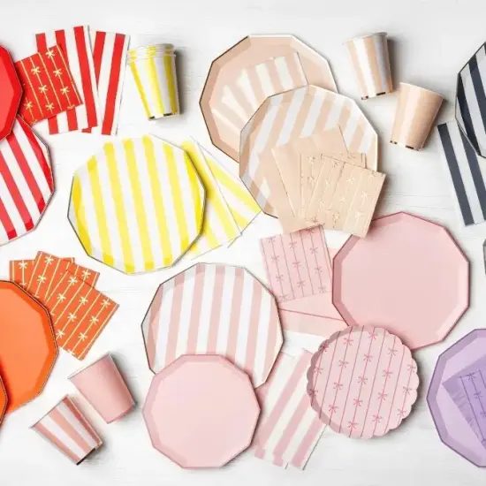 PETAL PINK SIGNATURE CABANA STRIPE CUPS {3}