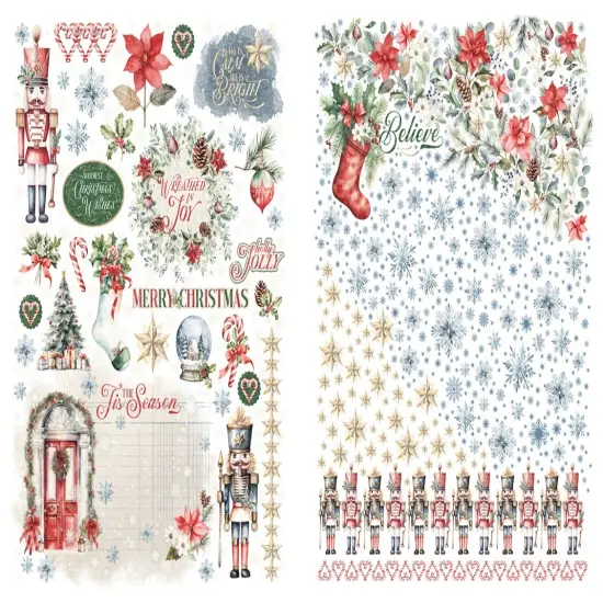 Graphic 45 Rub-On Transfers-Deck The Halls {3}